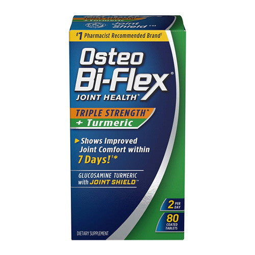 Osteo Bi-Flex Joint Health Turmeric Plus Triple Strength Tablets, 80 Ea